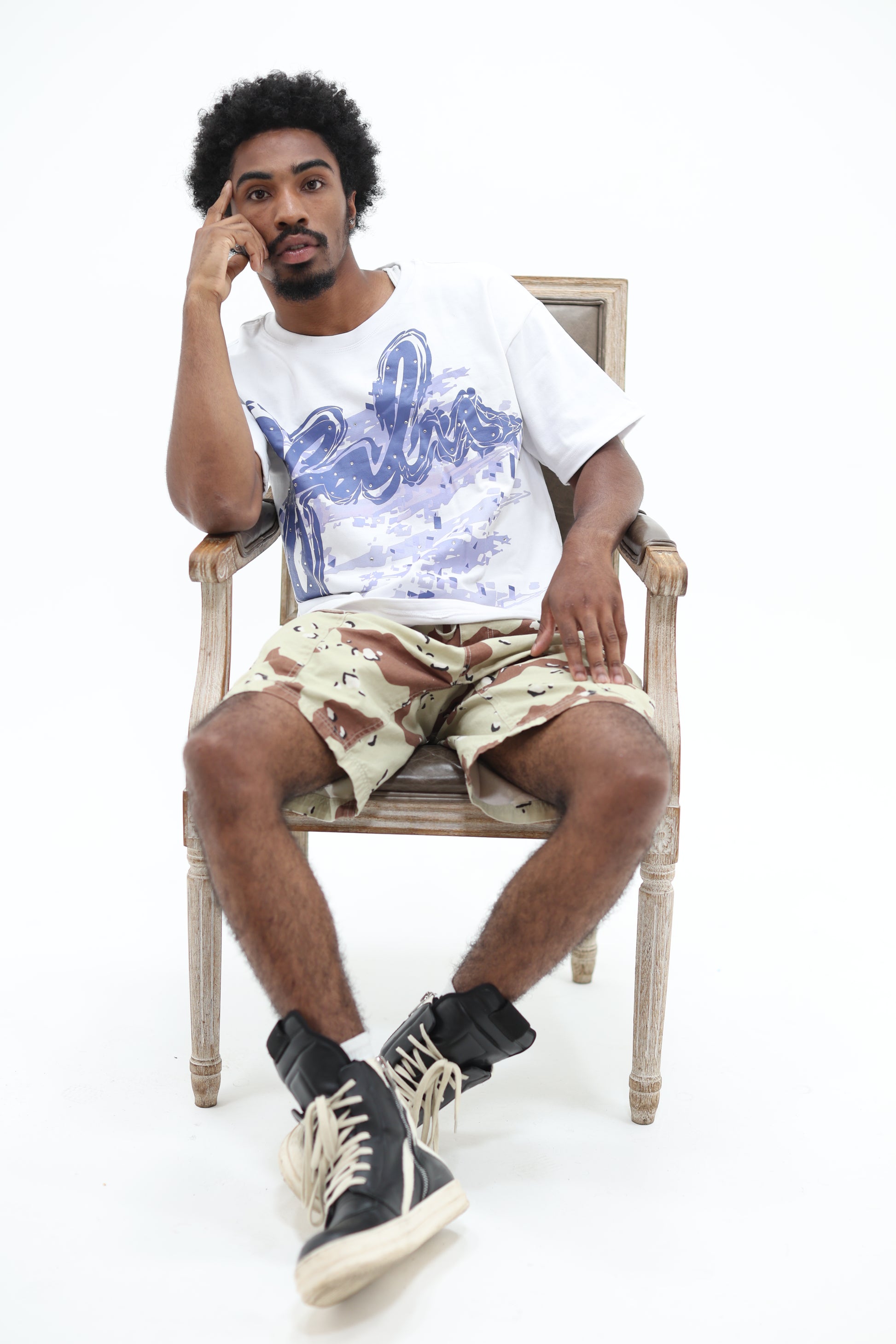 Original Kalm Gemstone Tee Blue